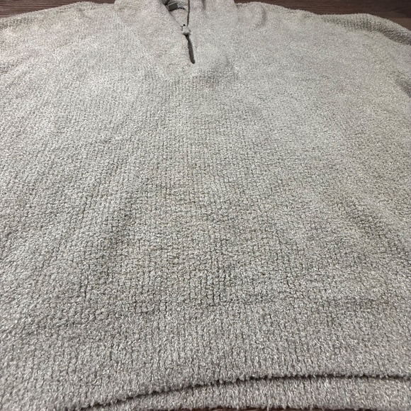 Barefoot Dreams CozyChic Lite Half Zip Pull-Over Sweater, Soft, 3X, Green, Cozy - Picture 2 of 11